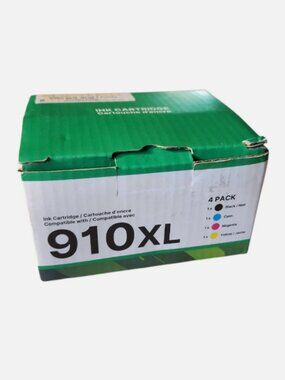 910XL Ink 4 Pack for HP Replacement Jet Pro Office Jet 8010/8015/8015